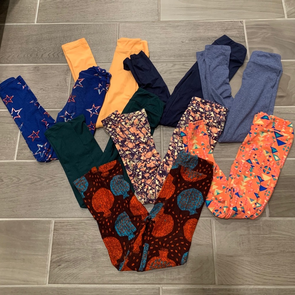 Bundle of 8 L/XL LLR leggings